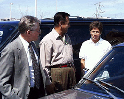 Harry Tudor, Jules, & Glennis Walters