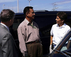 Harry Tudor, Jules, & Glennis Walters