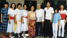 Norma Willis family in Makati, Philippines.